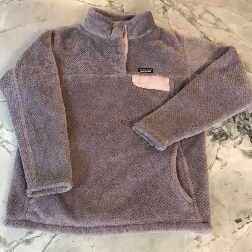 PATAGONIA GIRLS’ RE-TOOL SNAP-T FLEECE PULLOVER